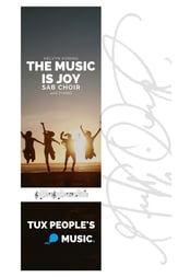 The Music is Joy SAB choral sheet music cover